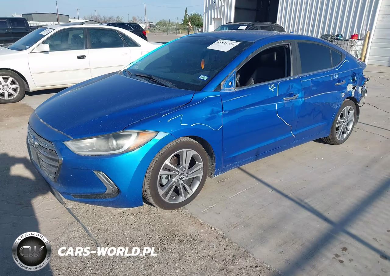 2017 Hyundai Elantra Limited VIN:KMHD84LF8HU106861 - 2