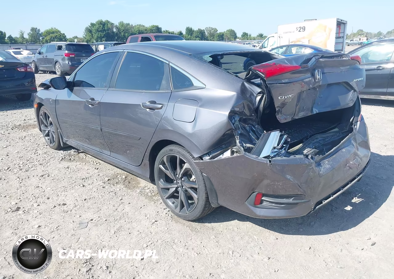 2021 Honda Civic Sport VIN:2HGFC2F83MH539497 - 3