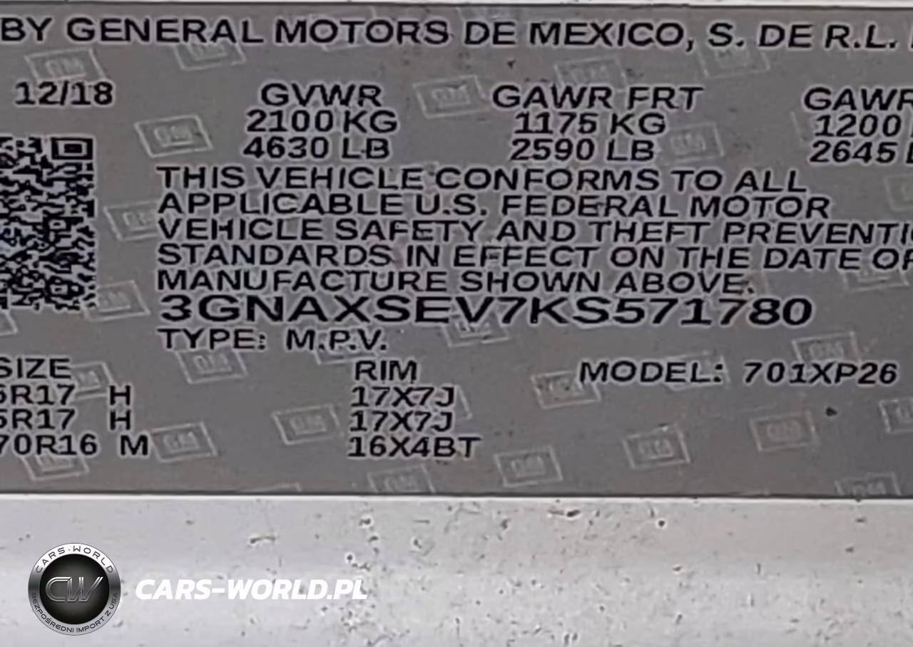 2019 Chevrolet Equinox Ls VIN:3GNAXSEV7KS571780 - 9