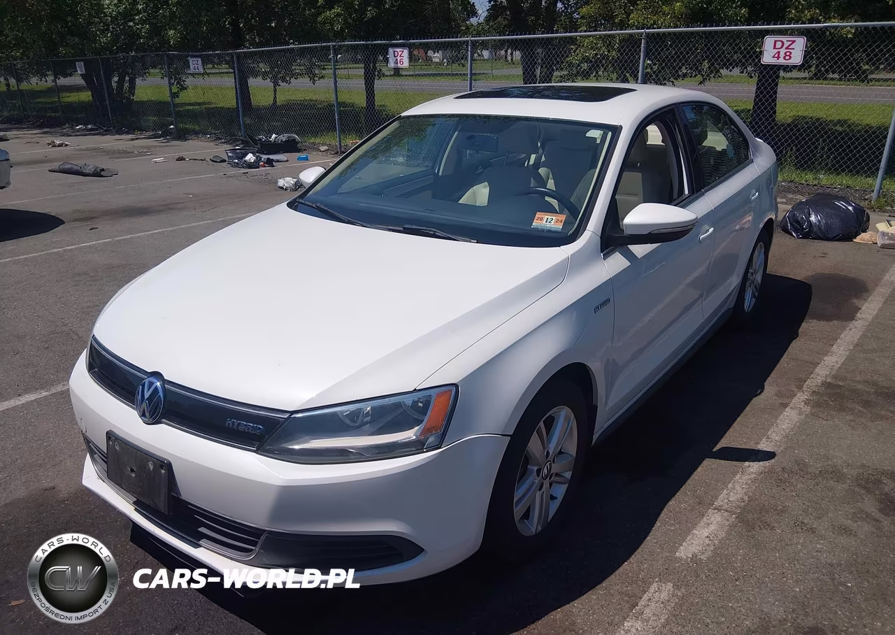 2014 Volkswagen Jetta Hybrid Sel VIN:3VW637AJ5EM230166 - 2