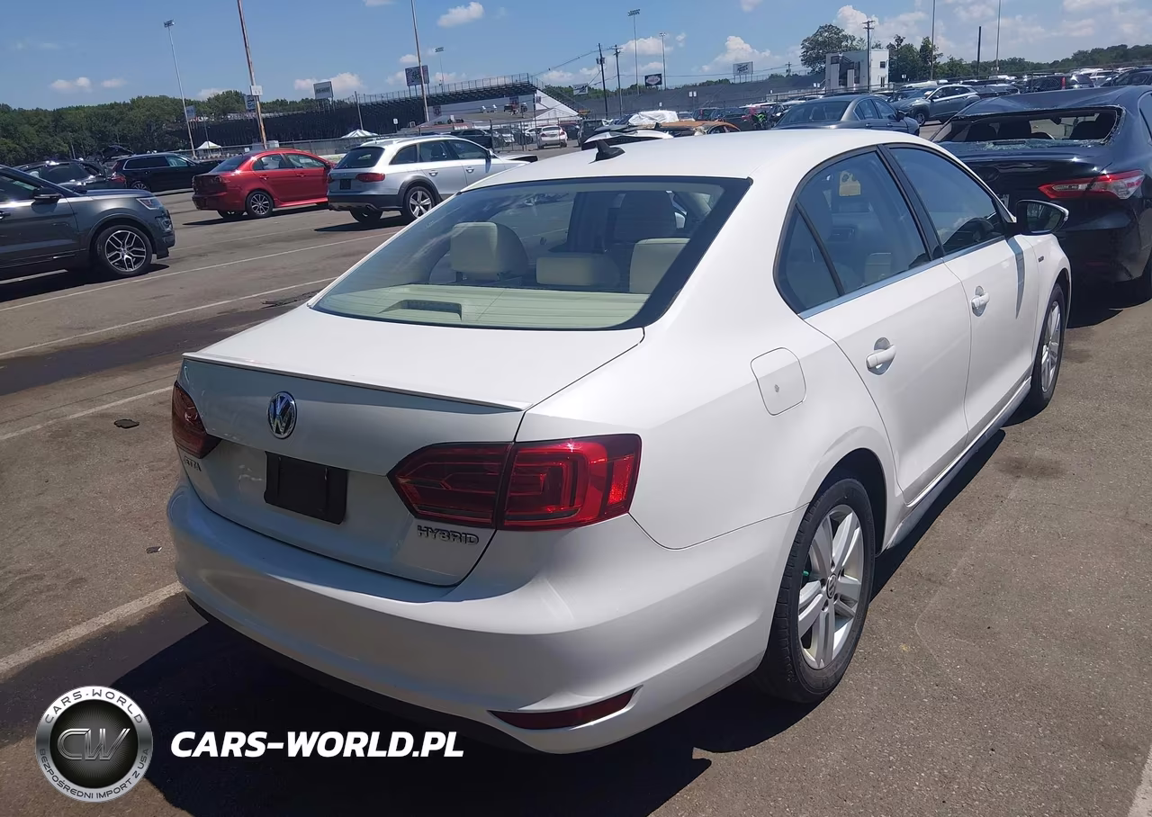 2014 Volkswagen Jetta Hybrid Sel VIN:3VW637AJ5EM230166 - 4