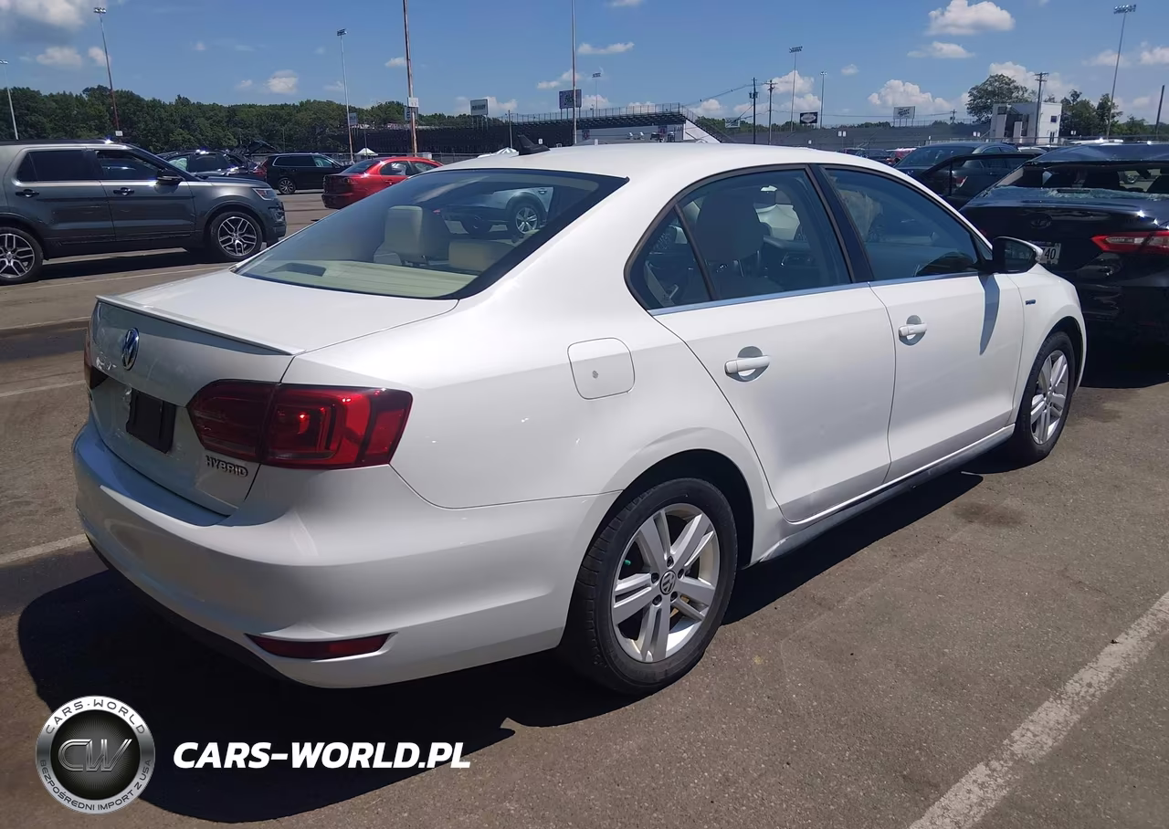 2014 Volkswagen Jetta Hybrid Sel VIN:3VW637AJ5EM230166 - 6