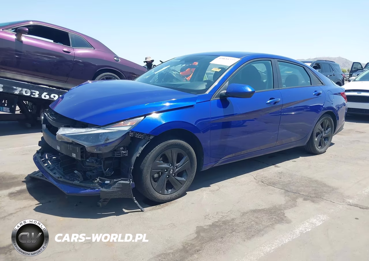 2021 Hyundai Elantra Sel VIN:KMHLM4AG6MU155828 - 2