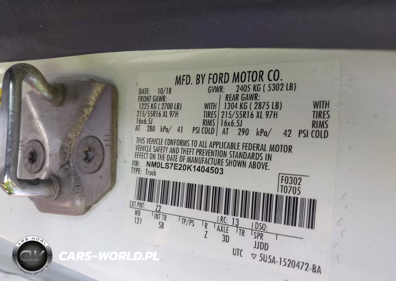 2019 Ford Transit Connect Xl VIN:NM0LS7E20K1404503 - 9