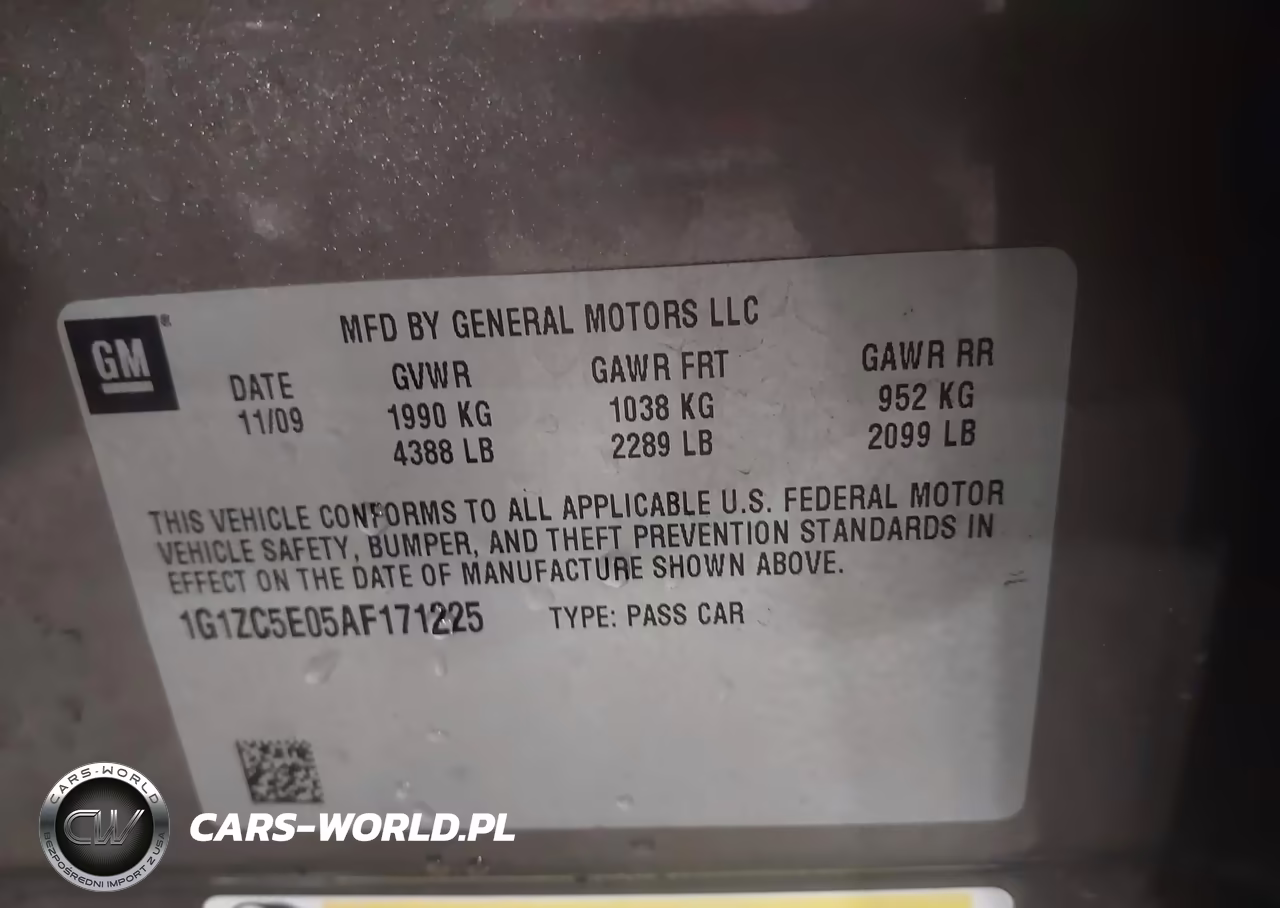 2010 Chevrolet Malibu Lt VIN:1G1ZC5E05AF171225 - 9