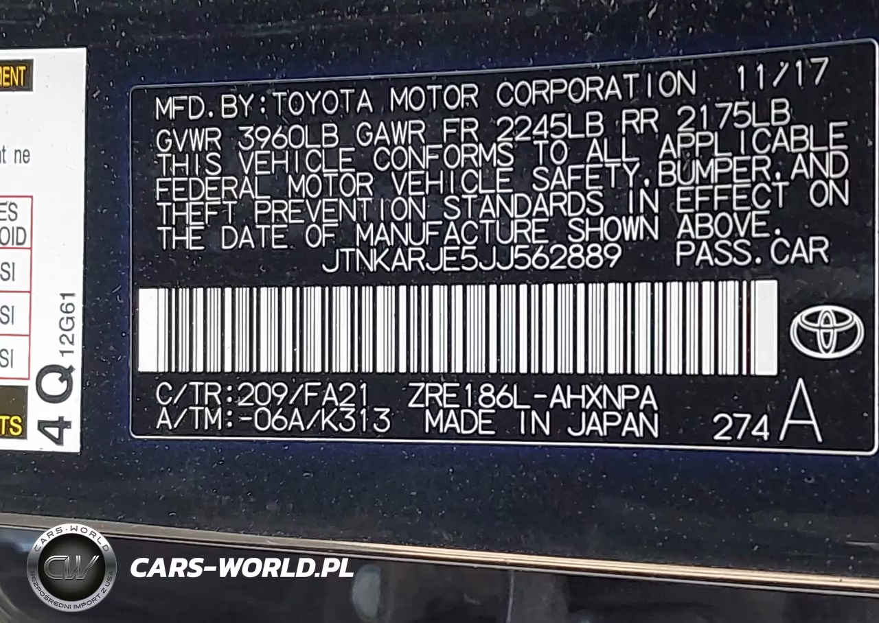 2018 Toyota Corolla Im VIN:JTNKARJE5JJ562889 - 9