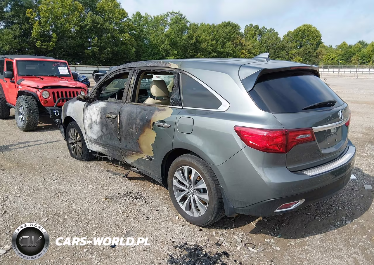 2016 Acura Mdx Technology Acurawatch Plus Packages-Technology Package VIN:5FRYD4H42GB055842 - 3