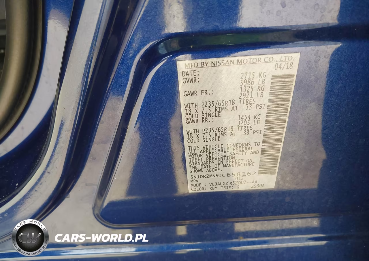 2018 Nissan Pathfinder Sl VIN:5N1DR2MN9JC658162 - 9