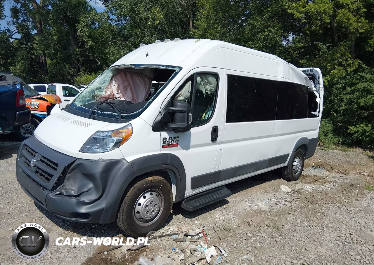 2018 Ram Promaster 2500 Window Van High Roof 159 Wb VIN:3C7WRVPG6JE129937 - 2