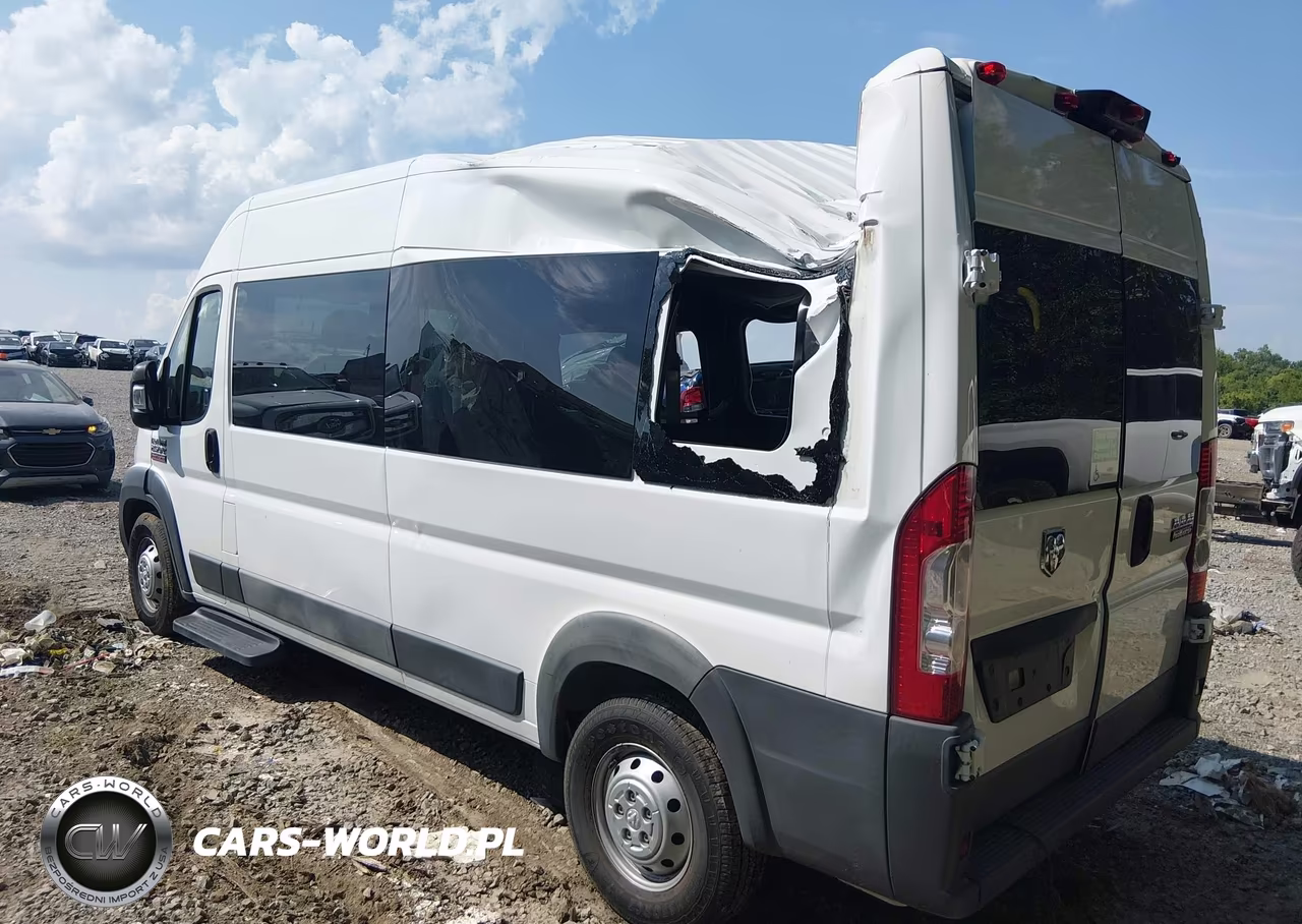 2018 Ram Promaster 2500 Window Van High Roof 159 Wb VIN:3C7WRVPG6JE129937 - 3