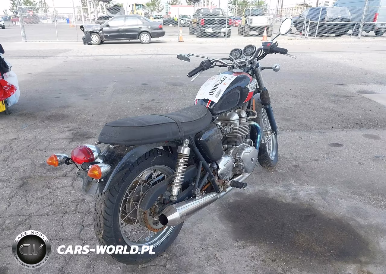 2006 Triumph Motorcycle T100 Bonneville VIN:SMT910K196J254286 - 4