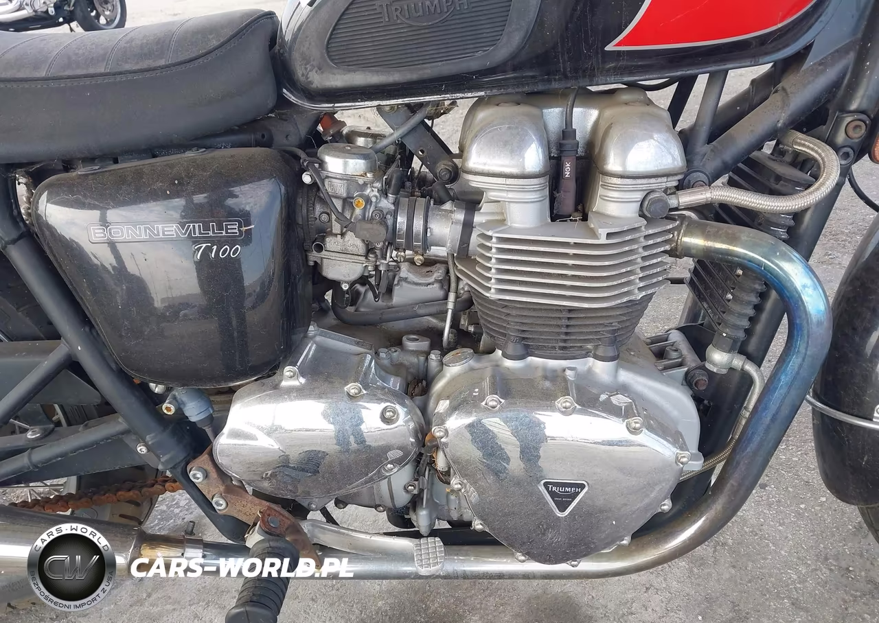 2006 Triumph Motorcycle T100 Bonneville VIN:SMT910K196J254286 - 8