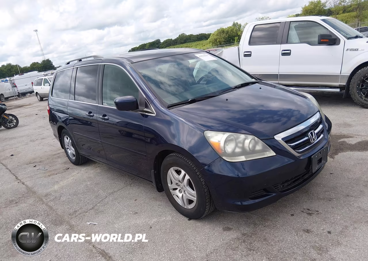 2007 Honda Odyssey Ex-L VIN:5FNRL38717B117177 - 1