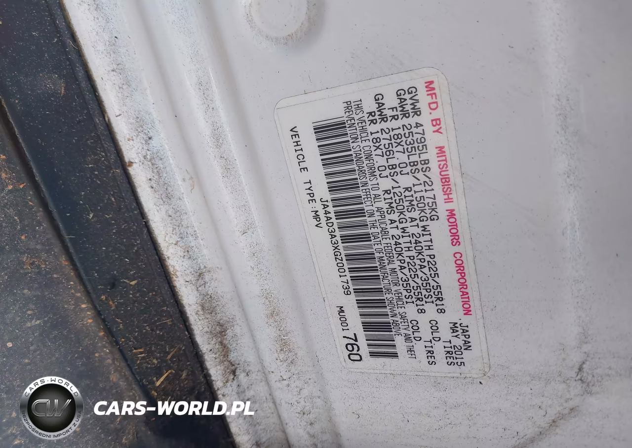 2016 Mitsubishi Outlander Se VIN:JA4AD3A3XGZ001739 - 9