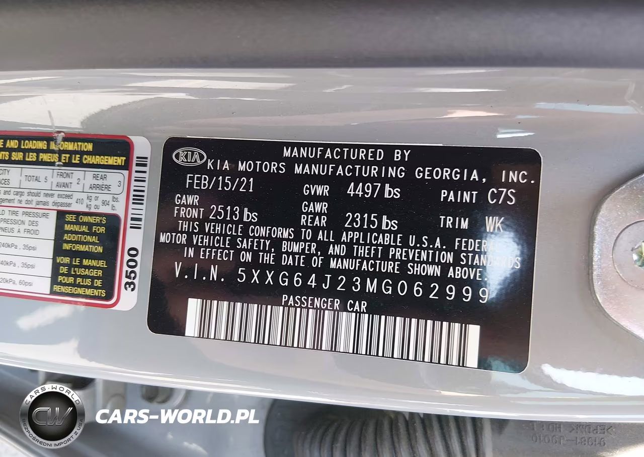 2021 Kia K5 Gt-Line VIN:5XXG64J23MG062999 - 9