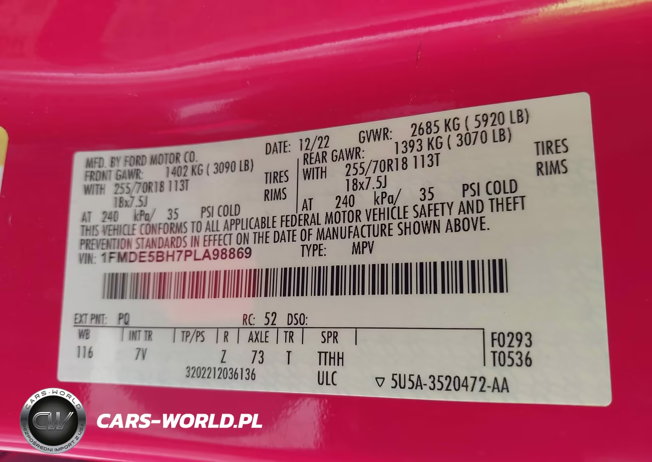 2023 Ford Bronco Outer Banks VIN:1FMDE5BH7PLA98869 - 9
