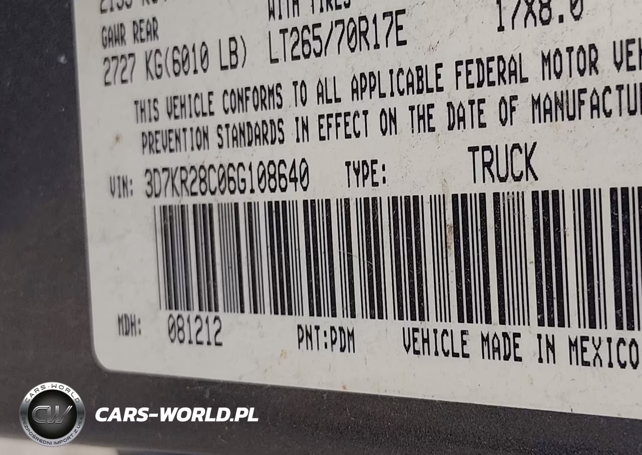 2006 Dodge Ram 2500 Slt-Sport VIN:3D7KR28C06G108640 - 9