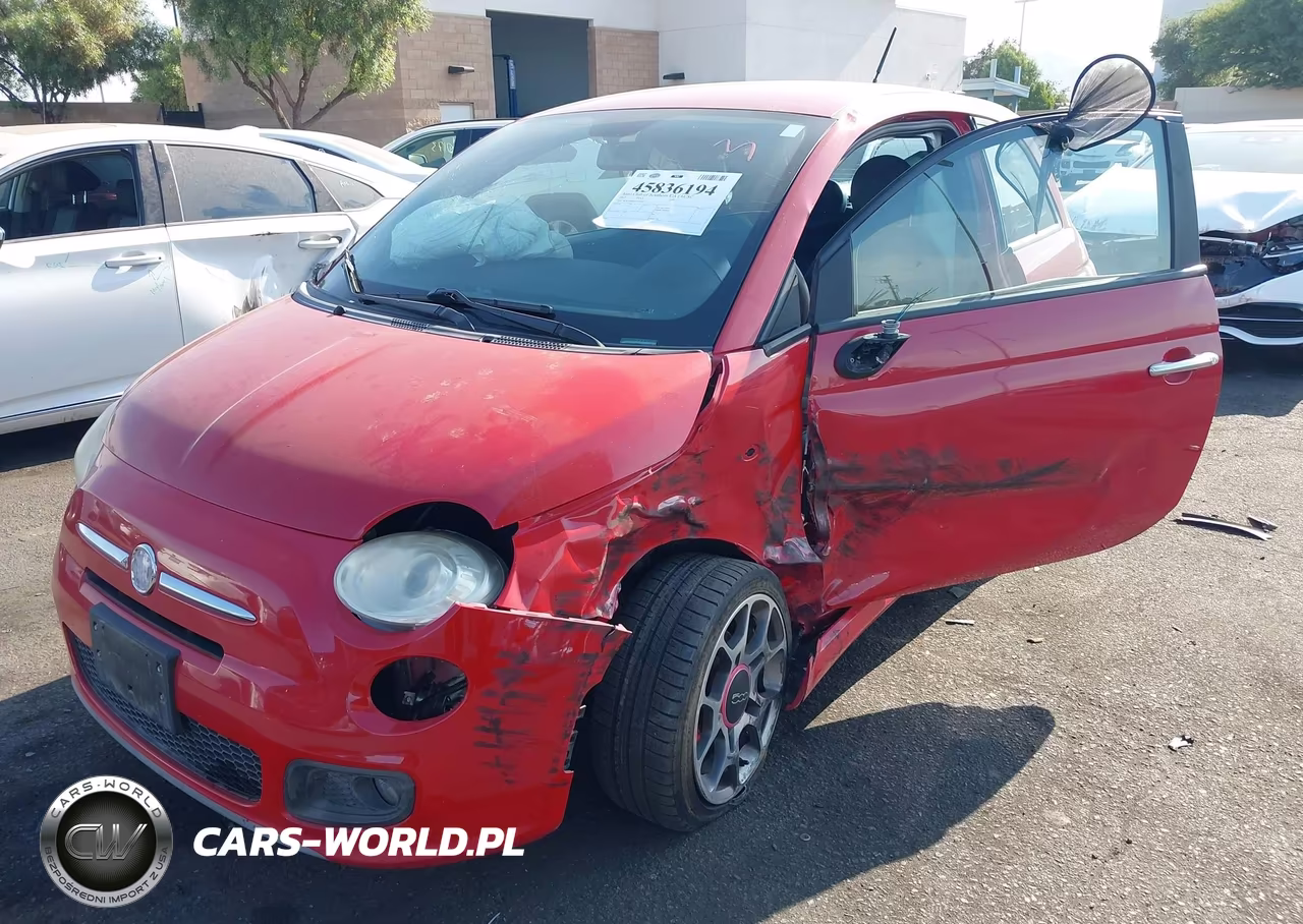2012 Fiat 500 Sport VIN:3C3CFFBRXCT188953 - 2