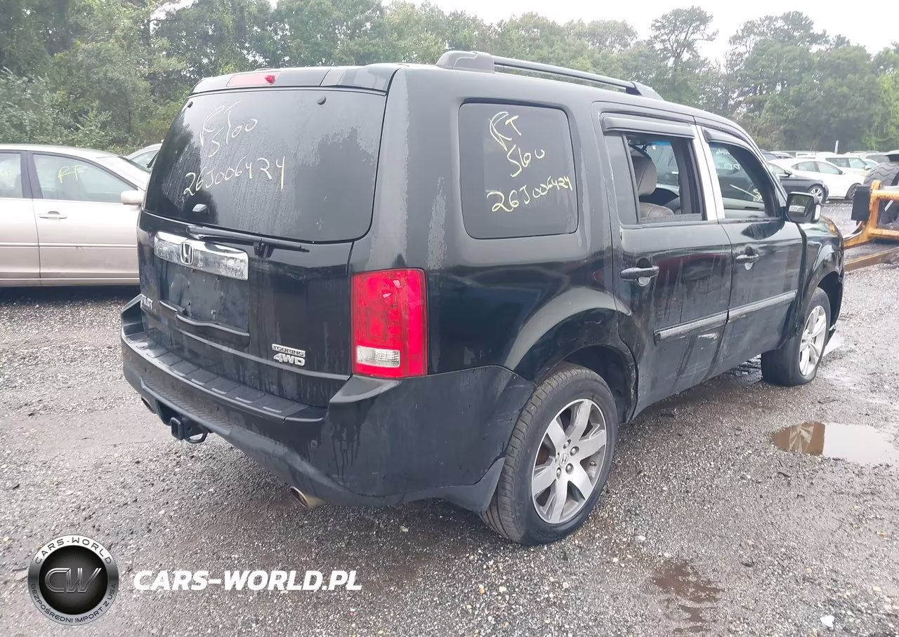 2012 Honda Pilot Touring VIN:5FNYF4H94CB023153 - 4