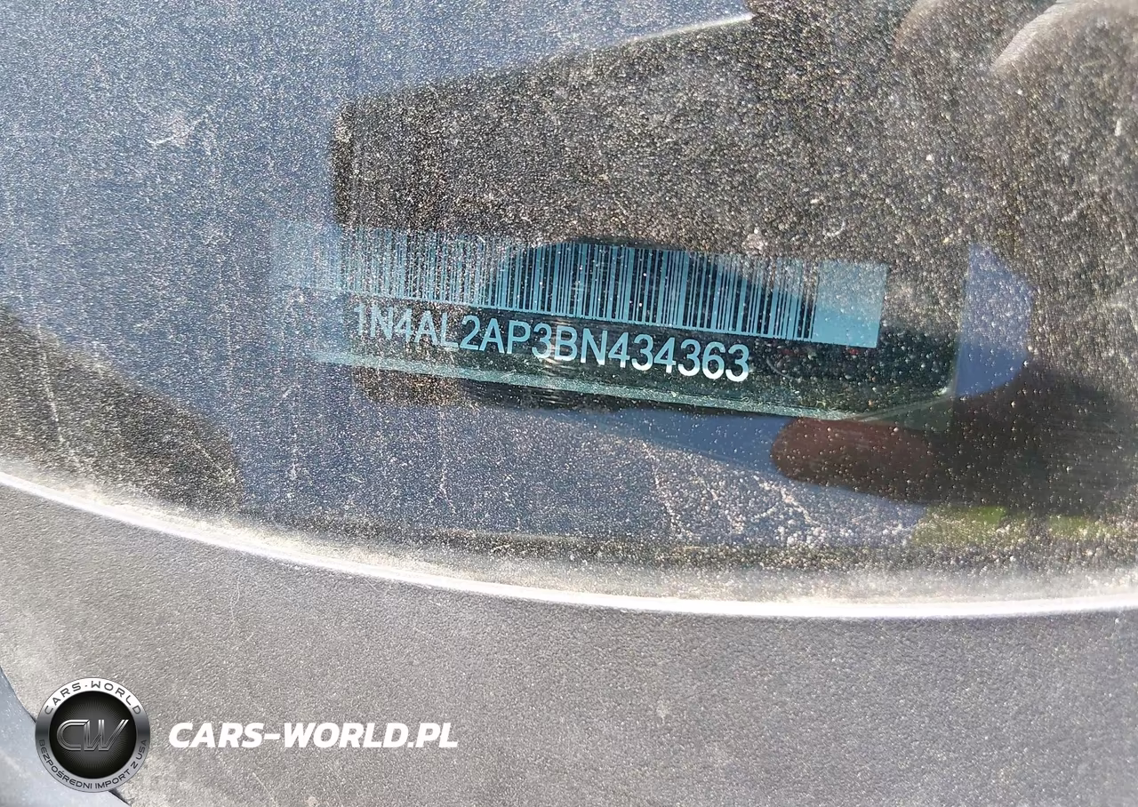 2011 Nissan Altima 2.5 S VIN:1N4AL2AP3BN434363 - 11
