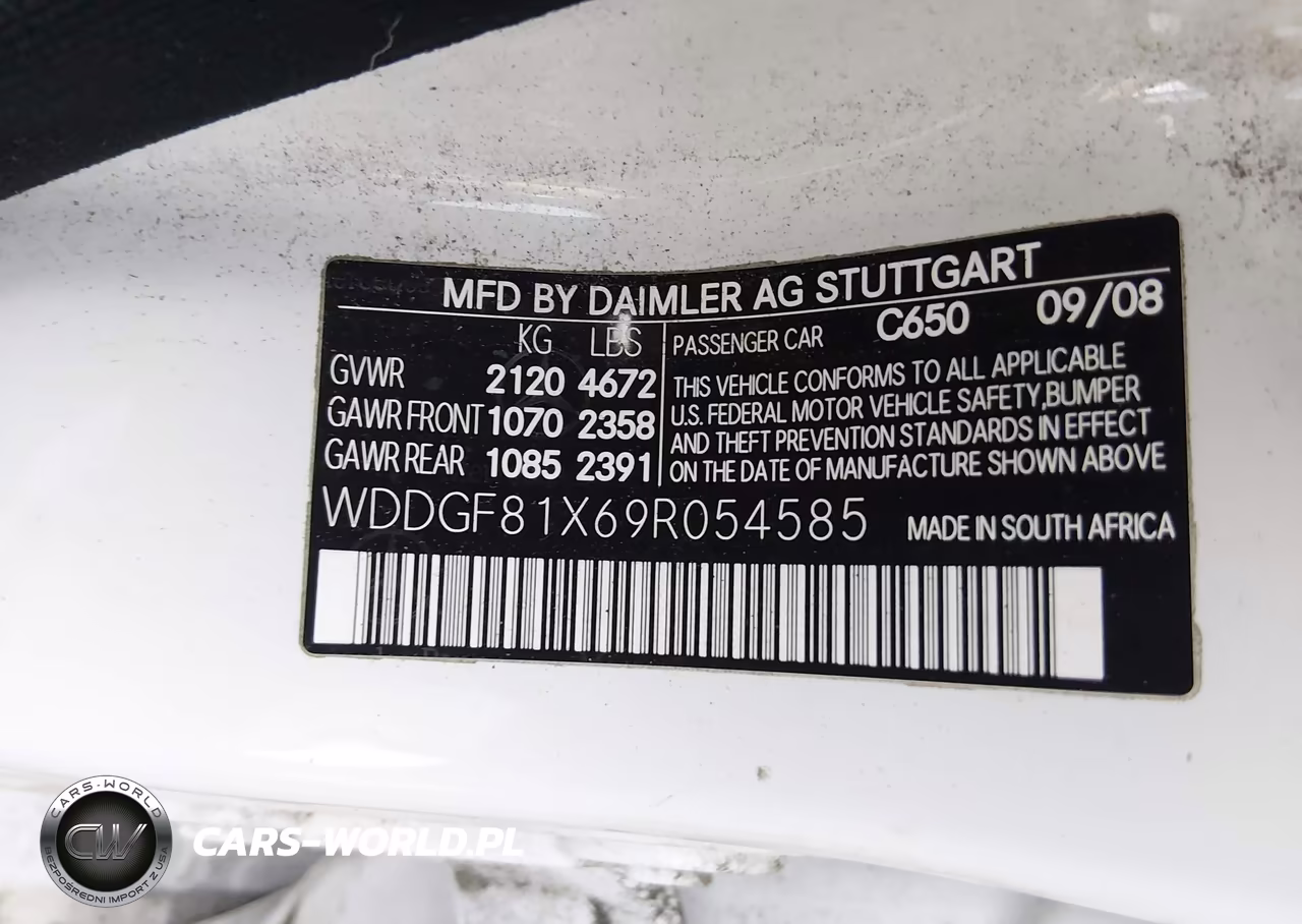 2009 Mercedes-Benz C 300 Sport 4Matic VIN:WDDGF81X69R054585 - 9