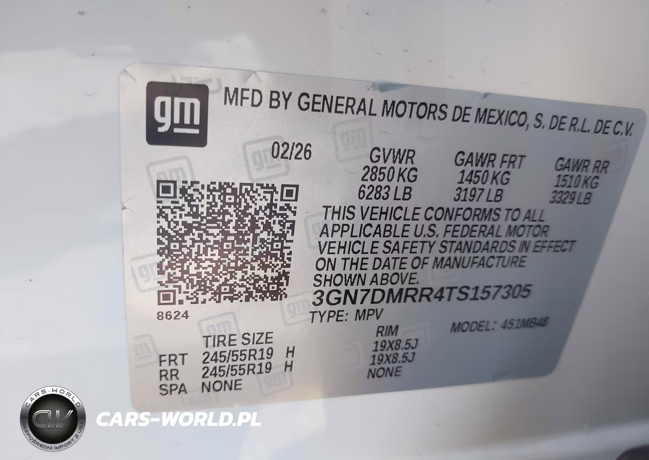 2026 Chevrolet Equinox Ev Lt 1, Fwd VIN:3GN7DMRR4TS157305 - 9