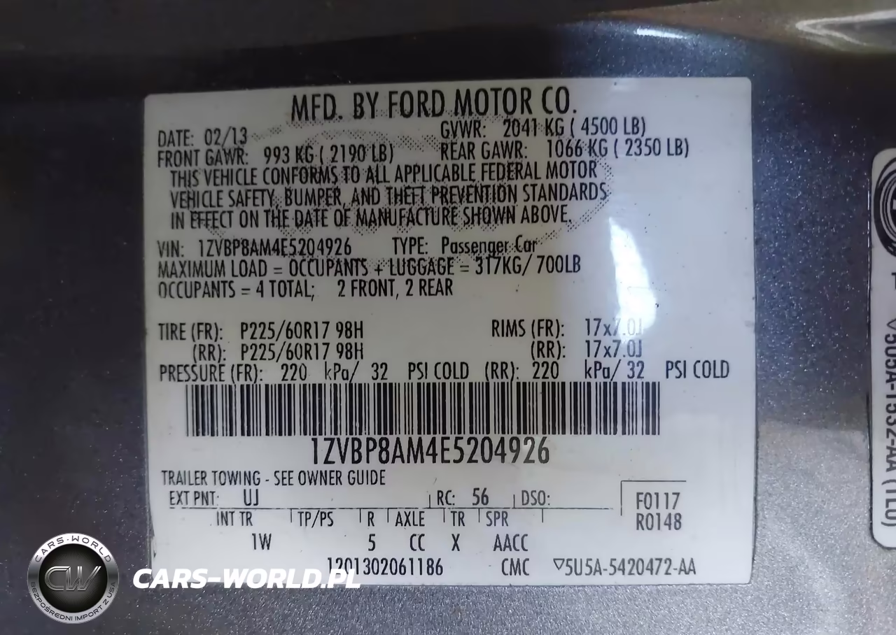 2014 Ford Mustang V6 VIN:1ZVBP8AM4E5204926 - 9