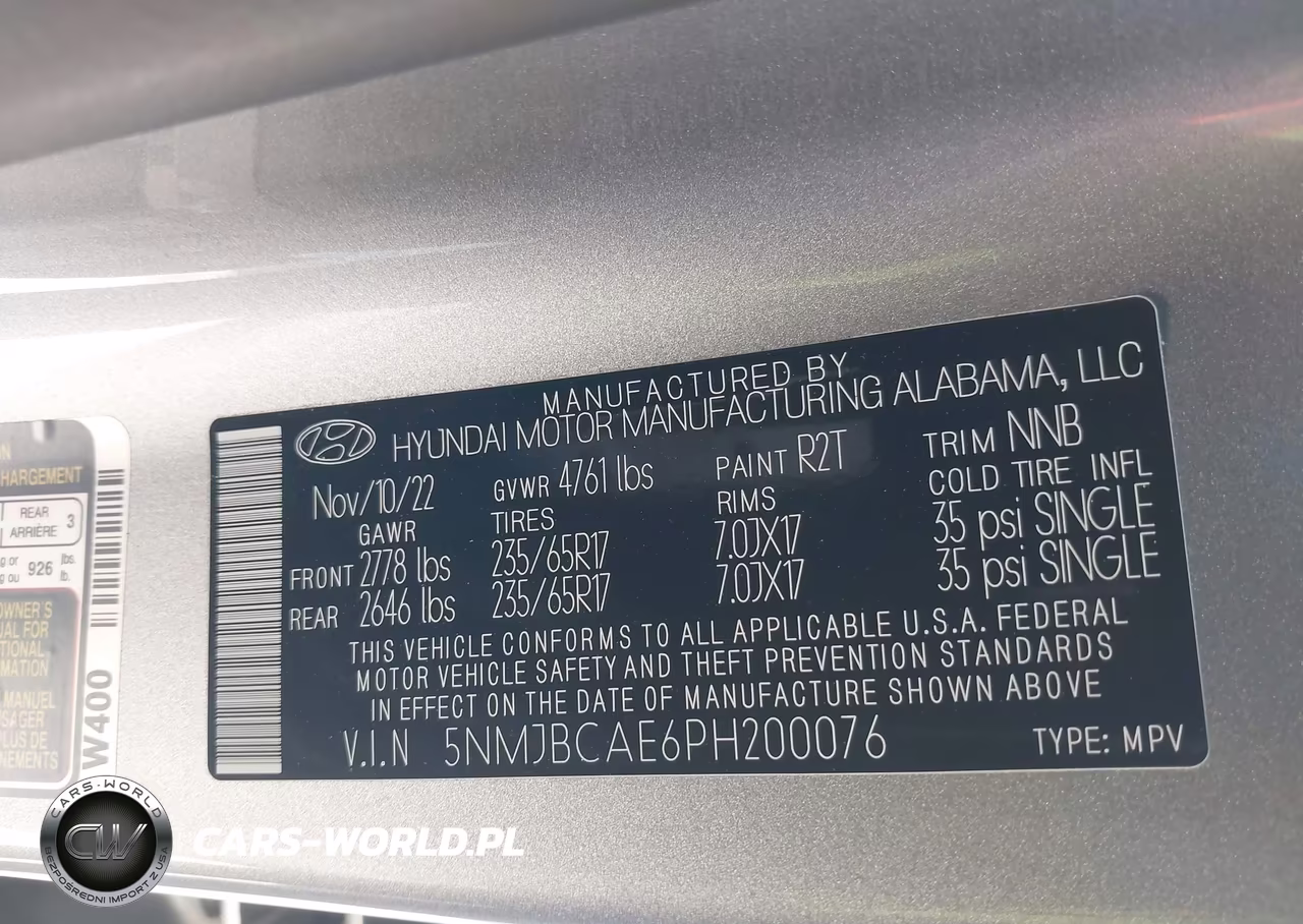 2023 Hyundai Tucson Sel VIN:5NMJBCAE6PH200076 - 9