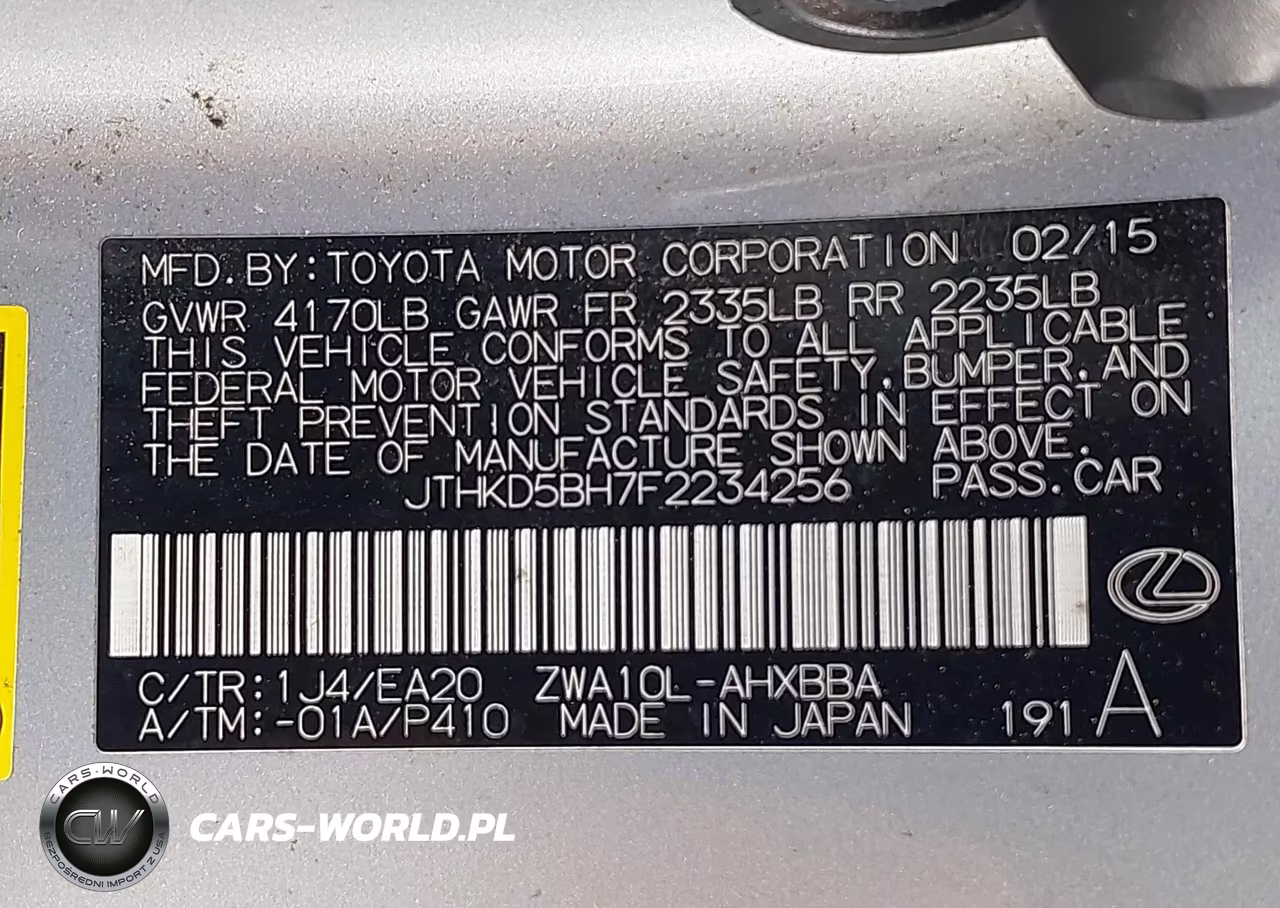 2015 Lexus Ct 200H VIN:JTHKD5BH7F2234256 - 9