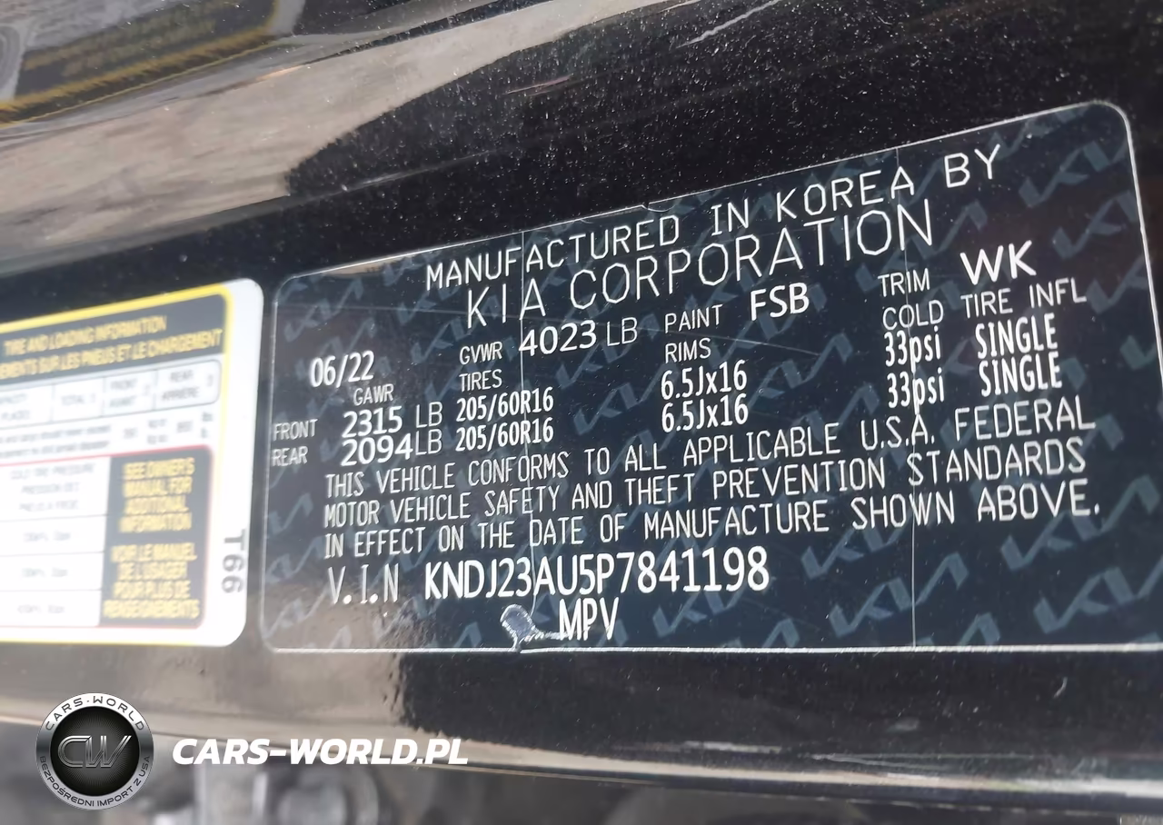 2023 Kia Soul S VIN:KNDJ23AU5P7841198 - 9
