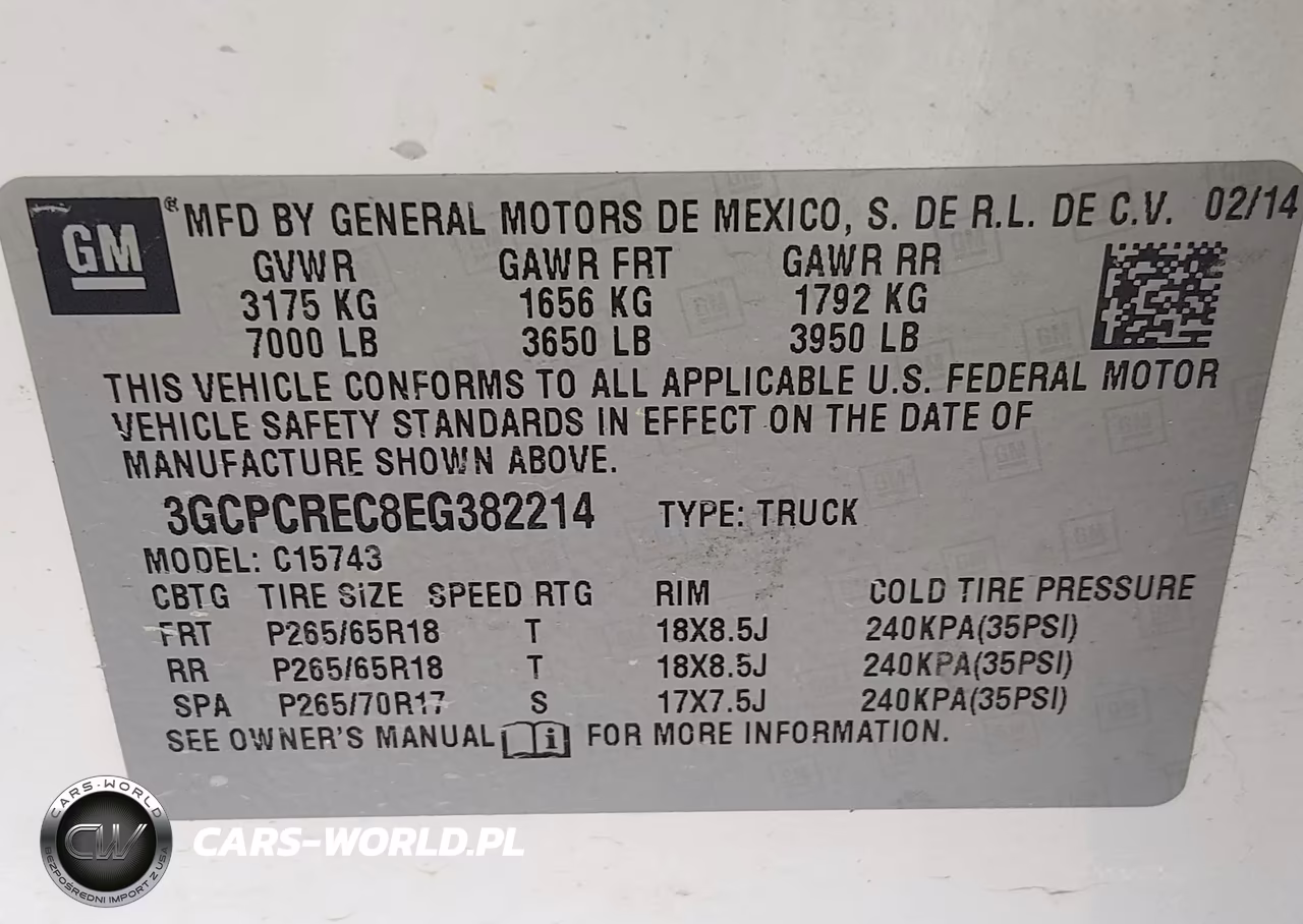 2014 Chevrolet Silverado 1500 Lt VIN:3GCPCREC8EG382214 - 9
