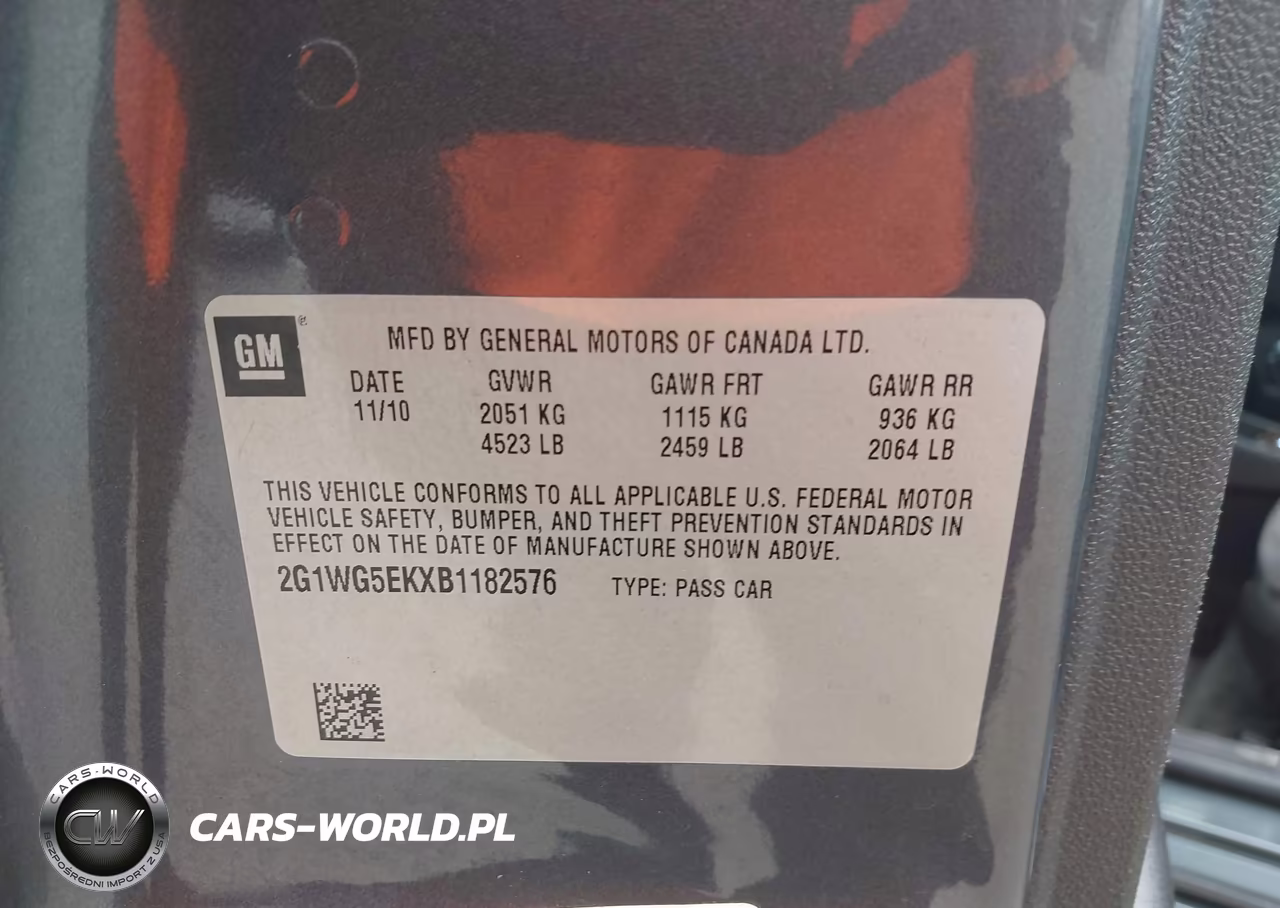 2011 Chevrolet Impala Lt VIN:2G1WG5EKXB1182576 - 9