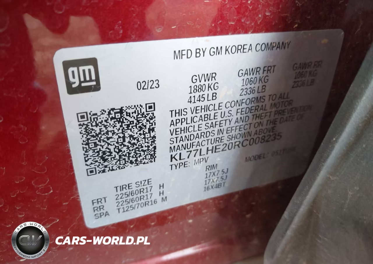 2024 Chevrolet Trax Fwd Lt VIN:KL77LHE20RC008235 - 9