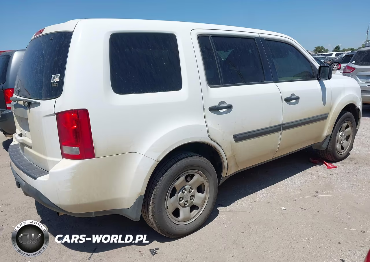 2013 Honda Pilot Lx VIN:5FNYF3H2XDB035578 - 4