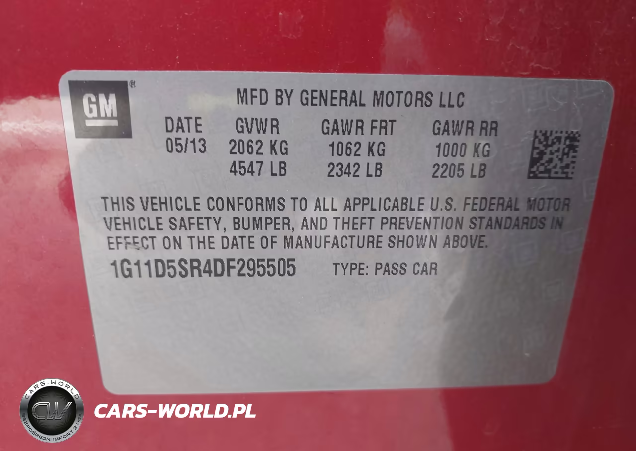 2013 Chevrolet Malibu Eco VIN:1G11D5SR4DF295505 - 9
