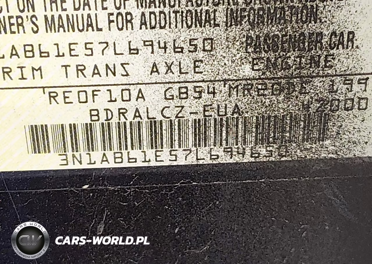2007 Nissan Sentra 2.0 VIN:3N1AB61E57L694650 - 9