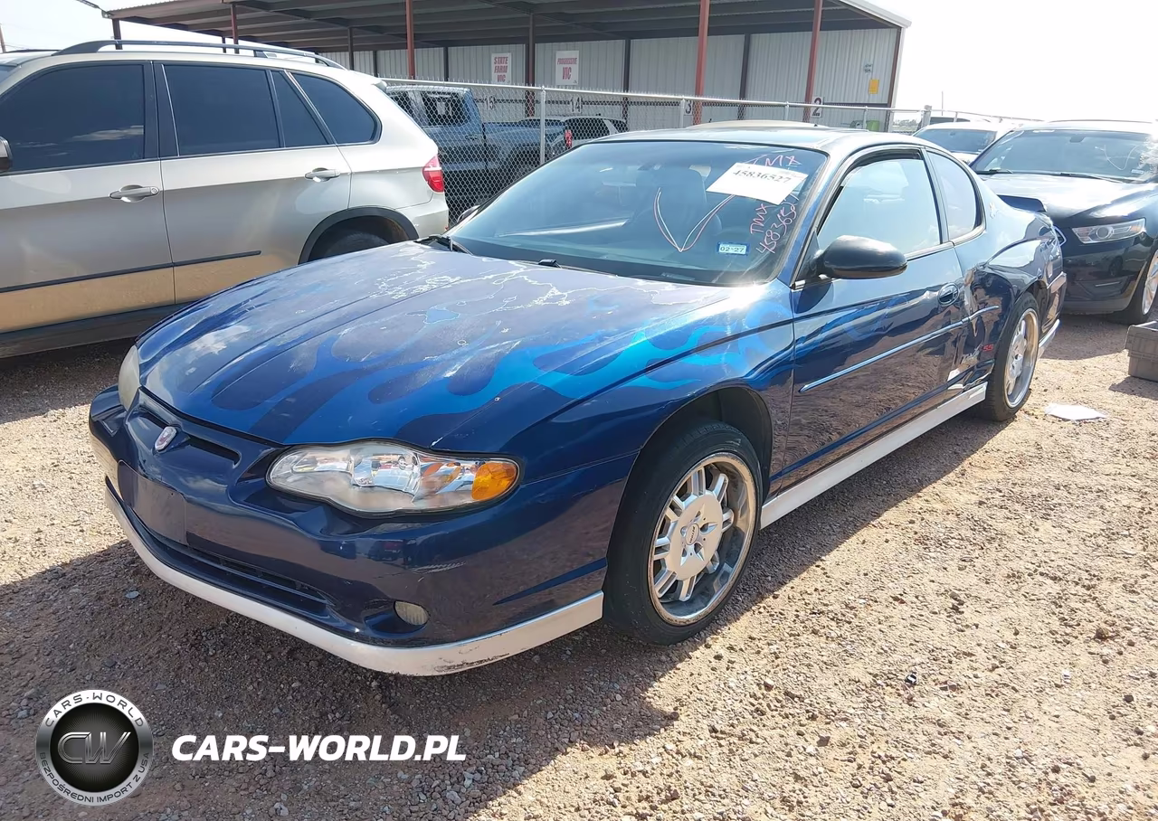 2003 Chevrolet Monte Carlo Ss VIN:2G1WX12K939335707 - 2