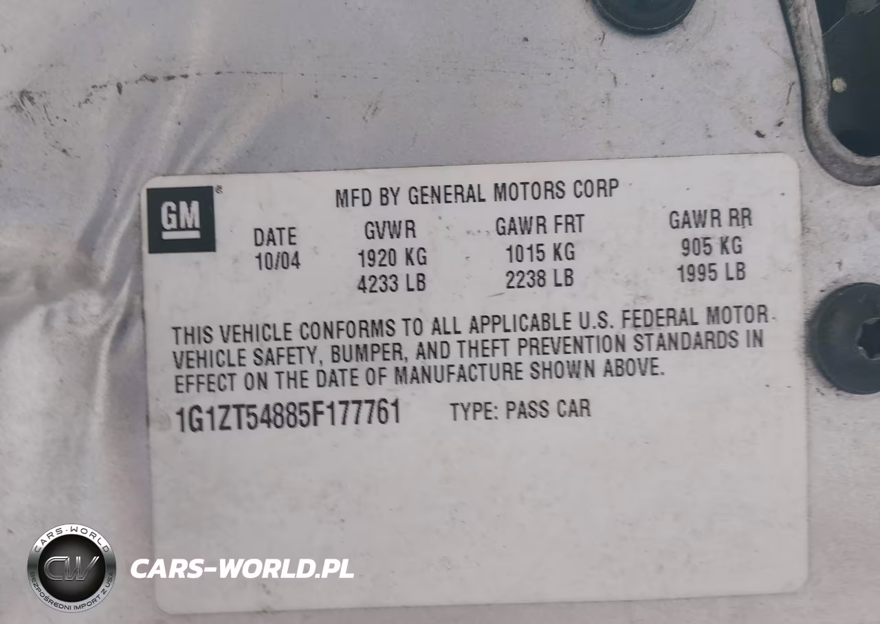 2005 Chevrolet Malibu Ls VIN:1G1ZT54885F177761 - 9