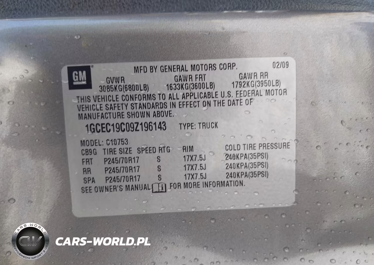 2009 Chevrolet Silverado 1500 Ls VIN:1GCEC19C09Z196143 - 9
