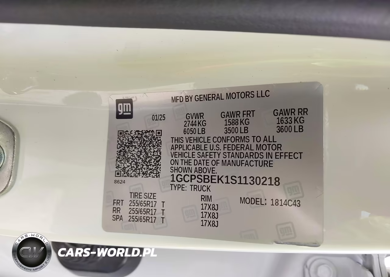 2025 Chevrolet Colorado 2Wd Wt VIN:1GCPSBEK1S1130218 - 9