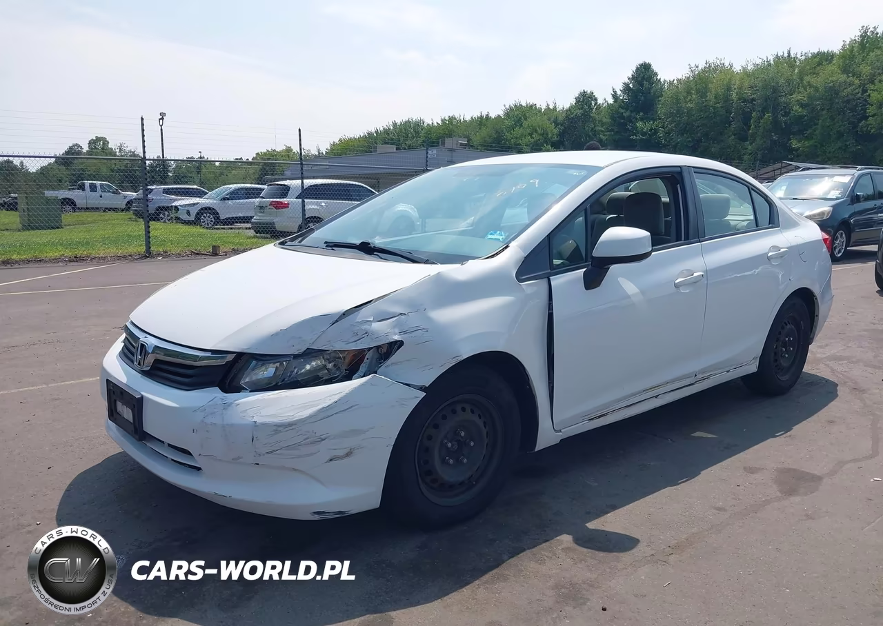 2012 Honda Civic Lx VIN:2HGFB2F5XCH330393 - 2