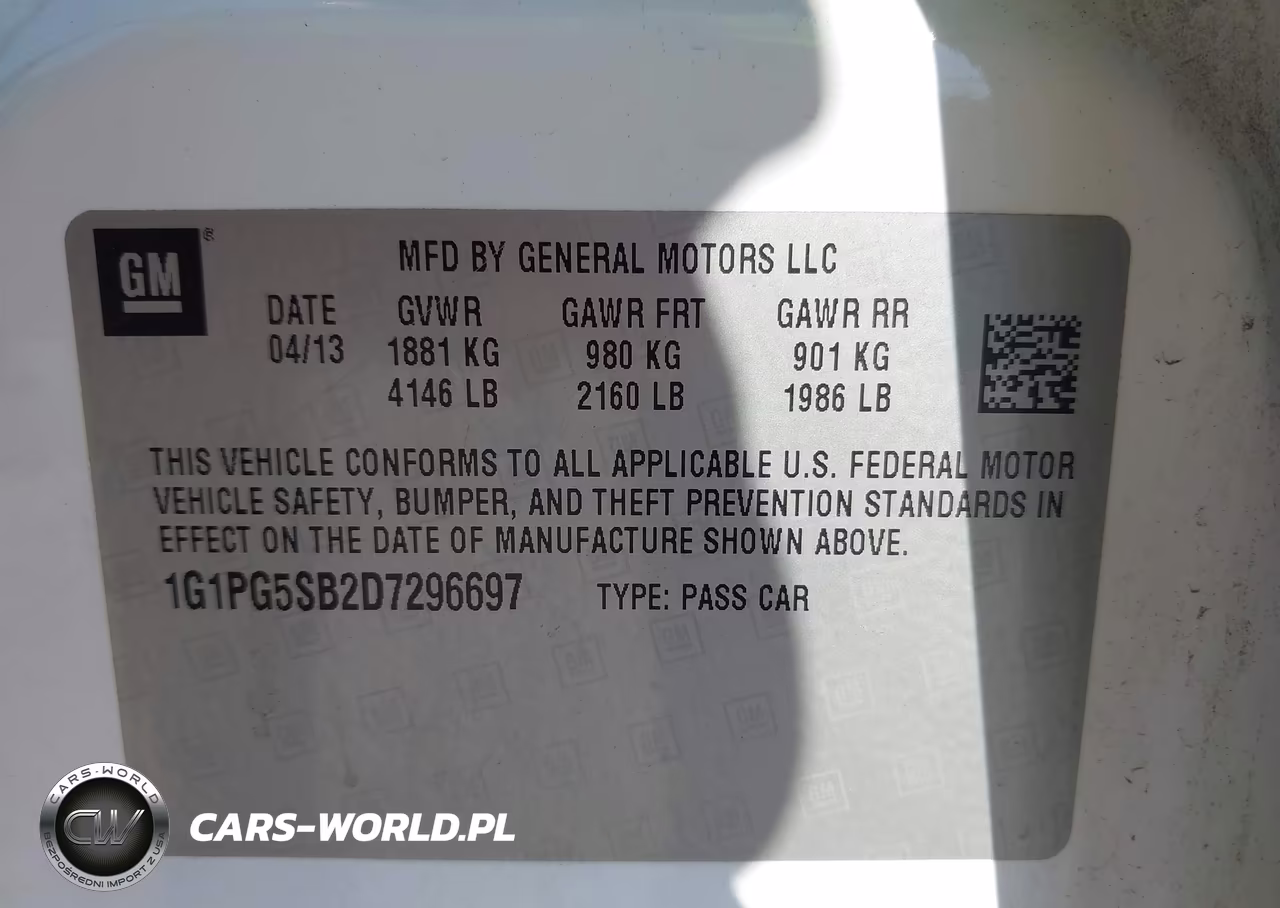 2013 Chevrolet Cruze Ltz VIN:1G1PG5SB2D7296697 - 9