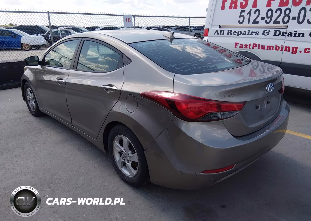 2014 Hyundai Elantra Se VIN:5NPDH4AE1EH477168 - 3
