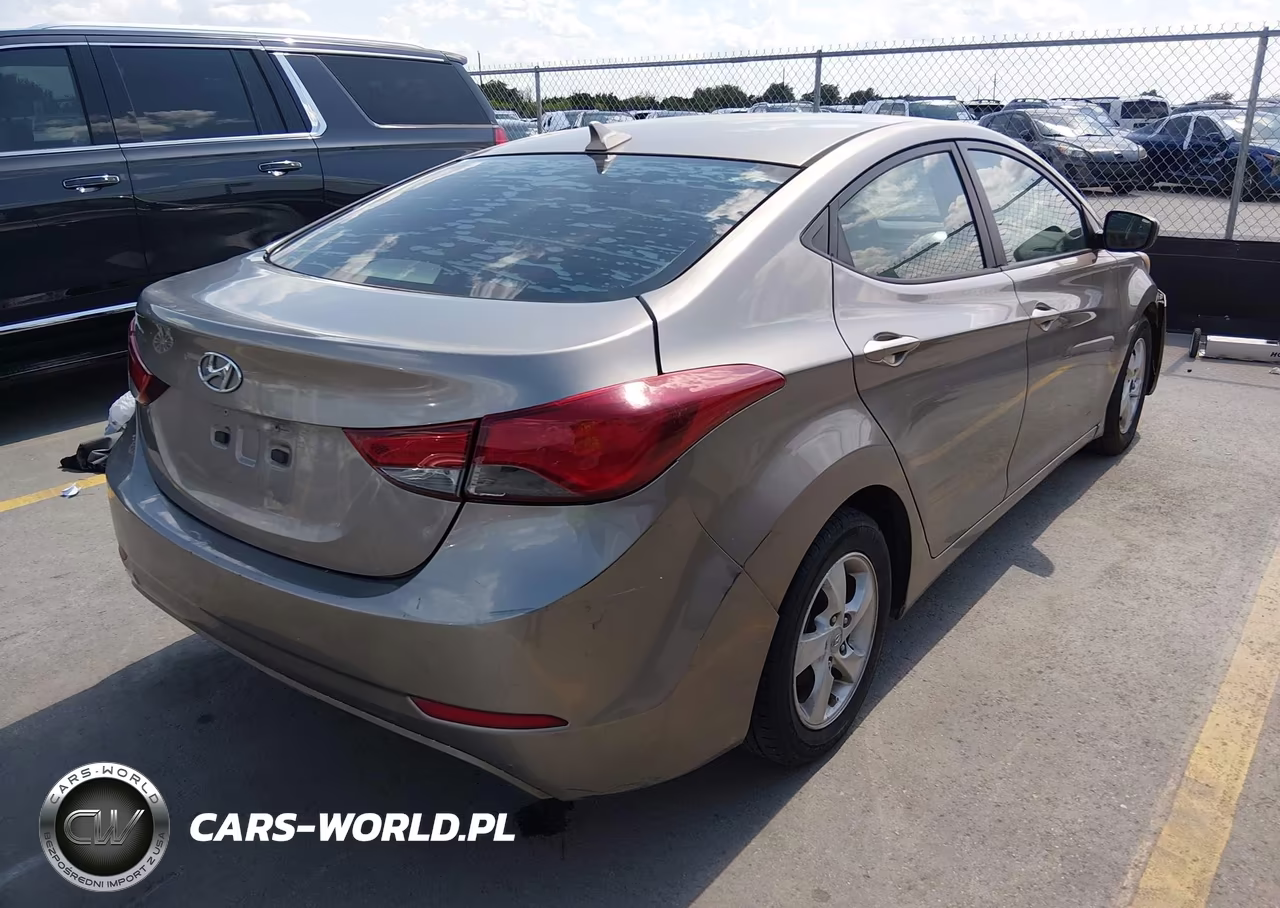 2014 Hyundai Elantra Se VIN:5NPDH4AE1EH477168 - 4