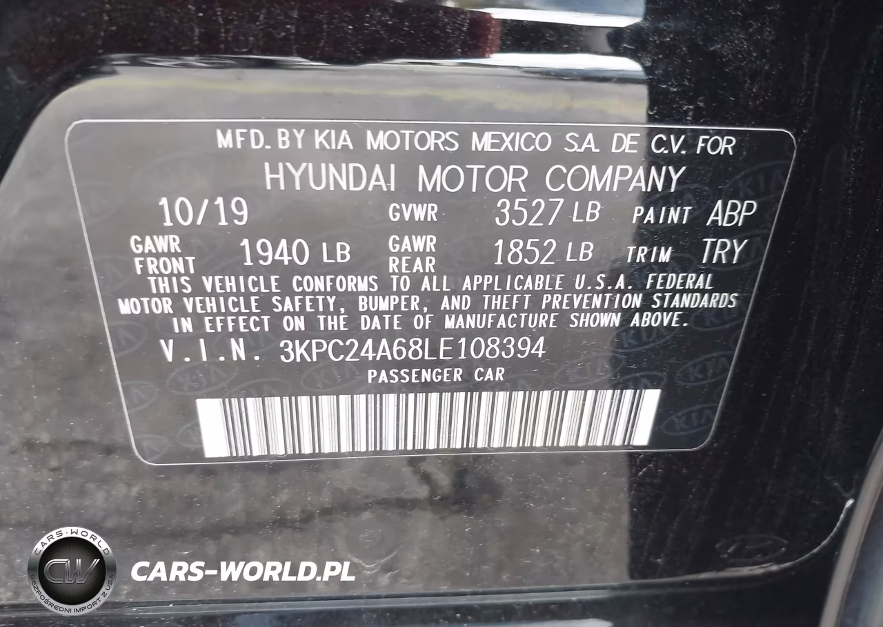 2020 Hyundai Accent Se VIN:3KPC24A68LE108394 - 9