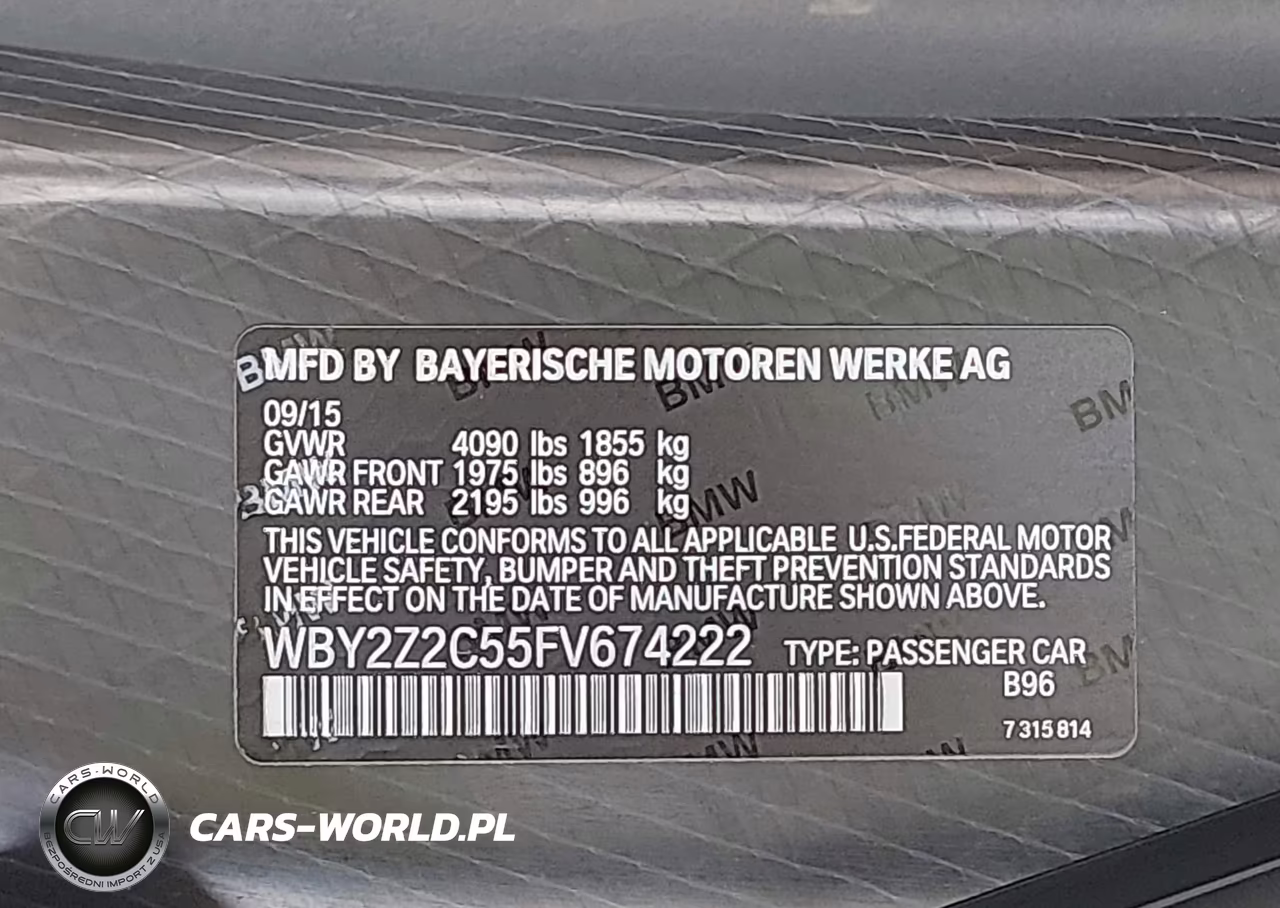2015 BMW I8 VIN:WBY2Z2C55FV674222 - 9