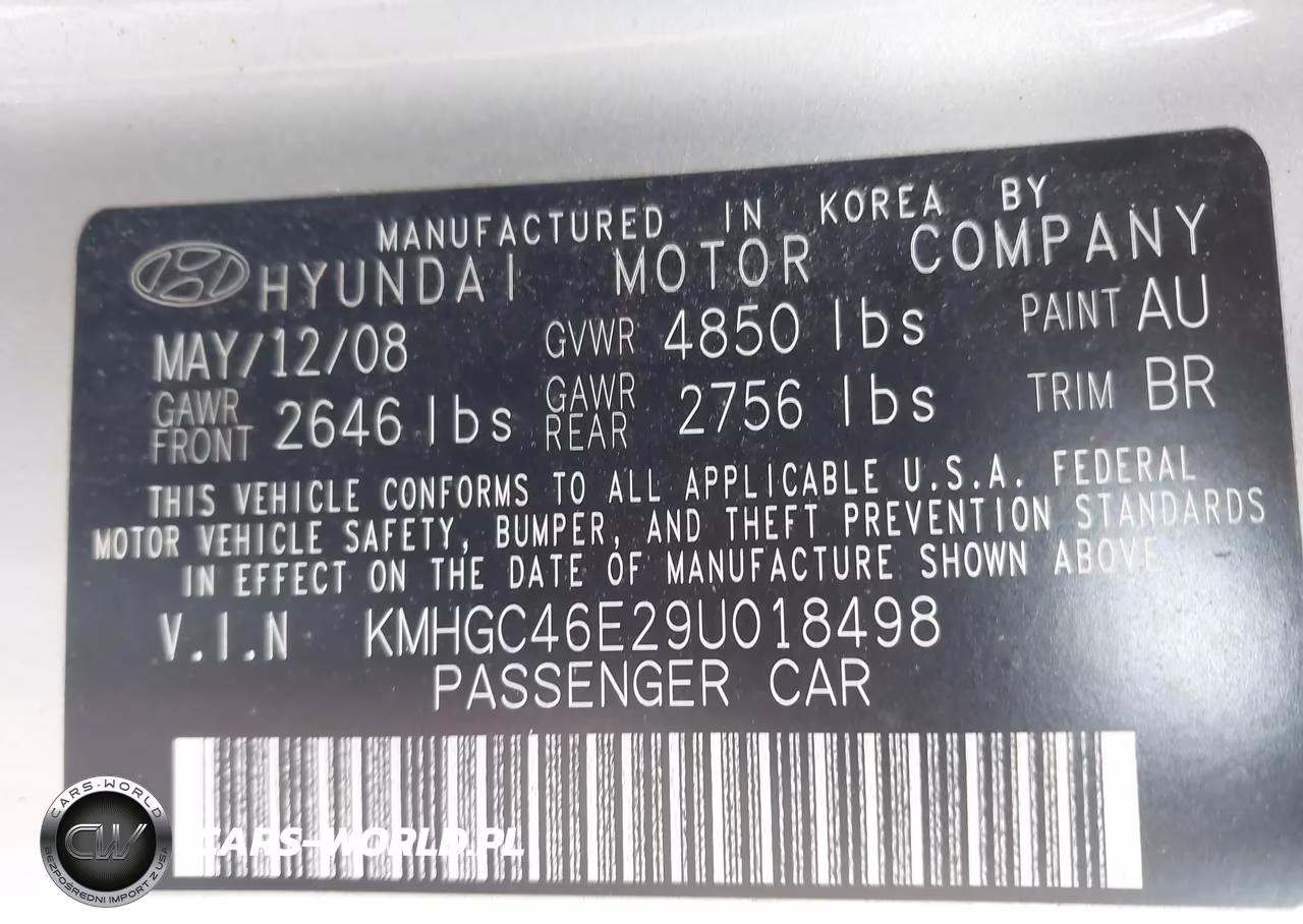 2009 Hyundai Genesis 3.8 VIN:KMHGC46E29U018498 - 9