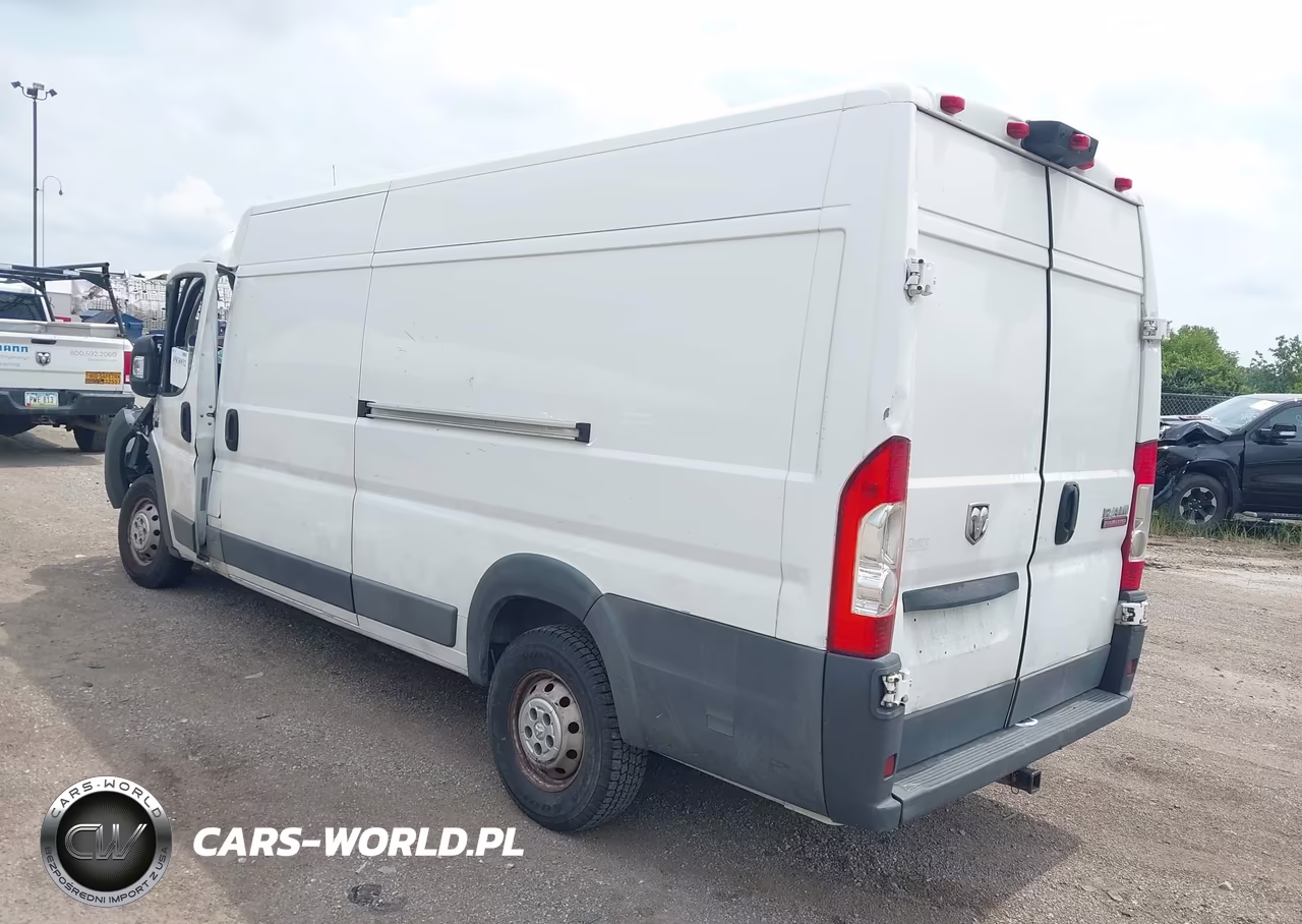 2018 Ram Promaster 3500 Cargo Van High Roof 159 Wb Ext VIN:3C6URVJG7JE157492 - 3