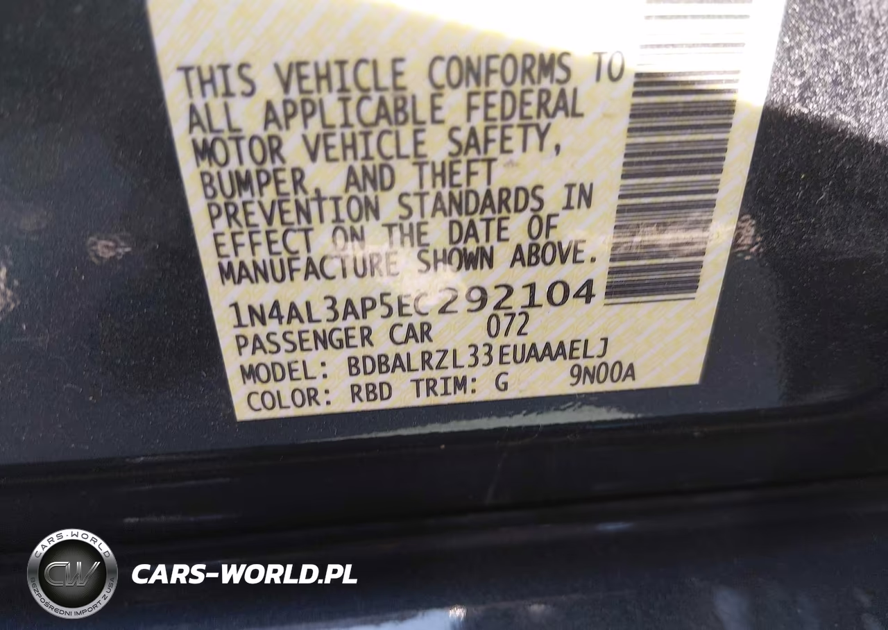 2014 Nissan Altima 2.5 S VIN:1N4AL3AP5EC292104 - 9