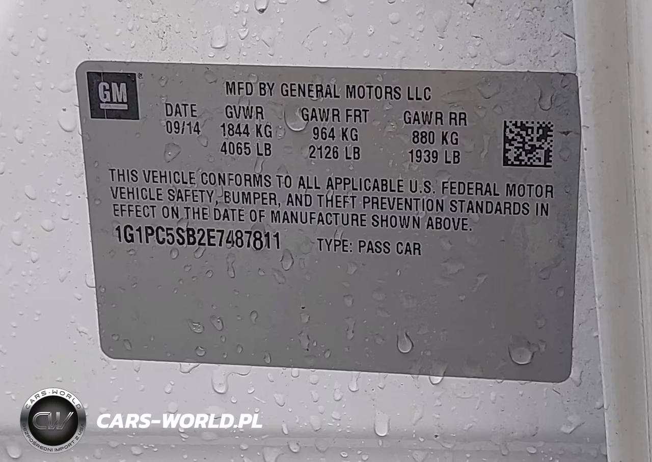 2014 Chevrolet Cruze 1Lt Auto VIN:1G1PC5SB2E7487811 - 20